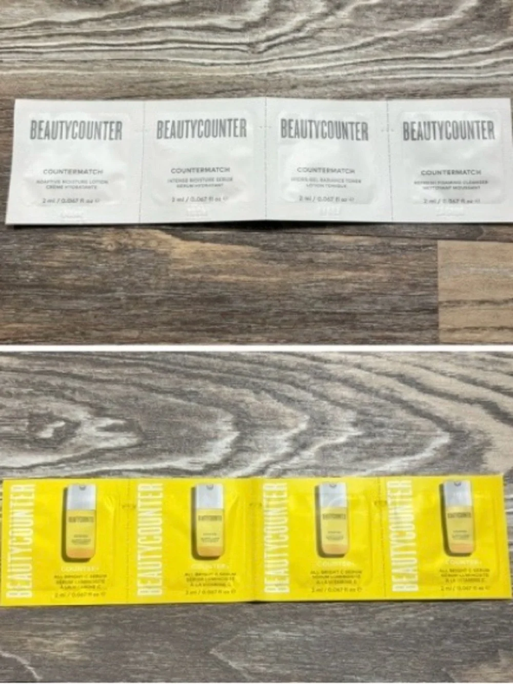 BeautyCounter All Bright C Serum & Countermatch Set Samples NIP